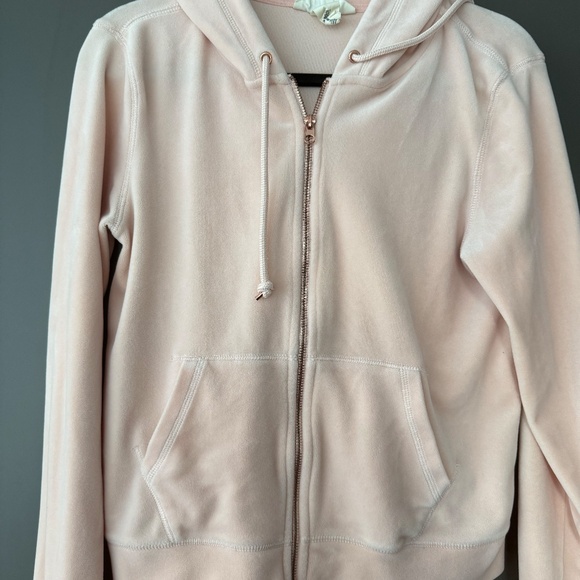 Juicy Couture Inspired Velour Zip-Through Hoodie - Picture 4 of 6